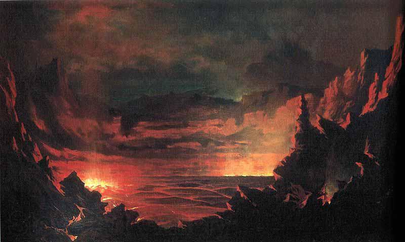 Jules Tavernier Kilauea Caldera,